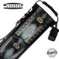 Instroke Saddle DO3 Black Air Brushed 3x7 Pool Cue Case