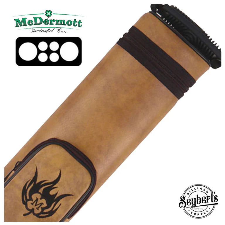 McDermott Wildfire Tan 2x4 Pool Cue Case
