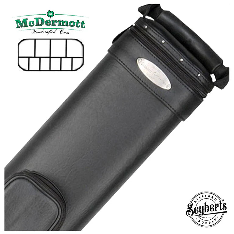 McDermott Shooter Collection Black 4x6 Pool Cue Case