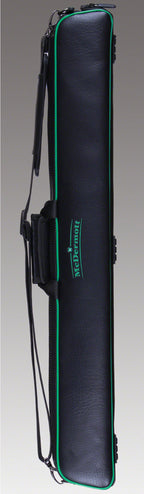 McDermott Hard/Soft Hybrid Black/Green 2x3 Pool Cue Case