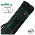 McDermott Tournament Collection Black/Green 6x6 Sport Pool Cue Case