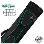 McDermott Tournament Collection Black/Green 6x6 Sport Pool Cue Case