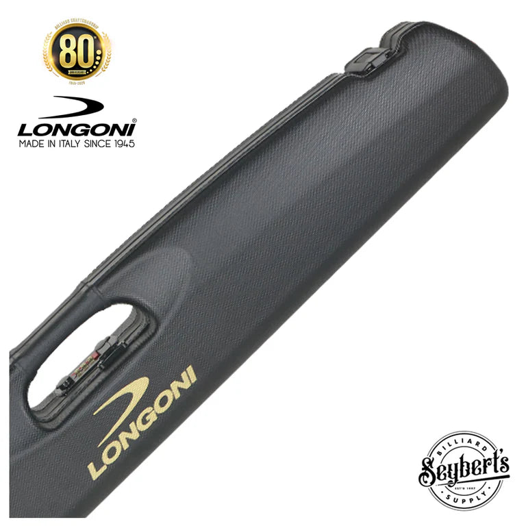 Longoni Valigetta Compact Black ABS 1x2 Hard Pool Cue Case