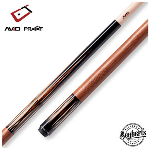 Cuetec Avid Proof Series Black with Whiskey Lizard Wrap Pool Cue