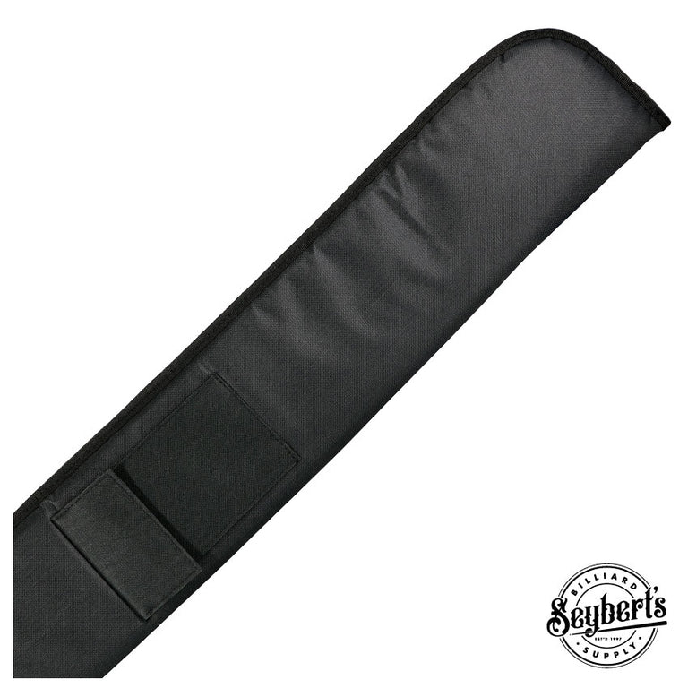 Economy Vinyl Black Soft Pool Cue Case 1 x 1