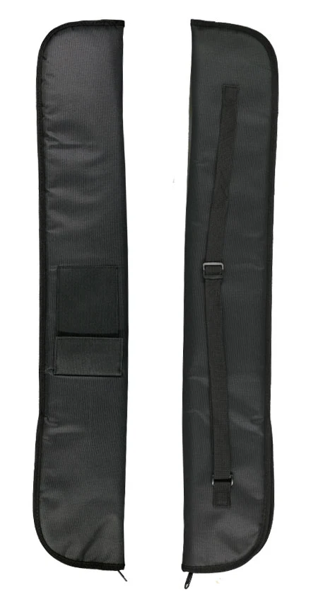 Economy Vinyl Black Soft Pool Cue Case 1 x 1