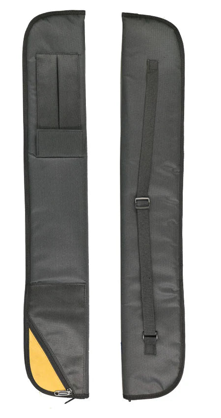 Deluxe Vinyl Black Soft Pool Cue Case 1 x 1