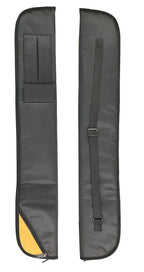 Deluxe Vinyl Black Soft Pool Cue Case 1 x 1
