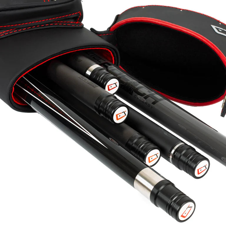 Cuetec Pro Line Black 2x4 Hard Professional Pool Cue Case