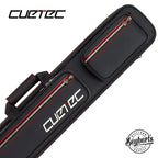 Cuetec Pro Line Black 4x8 Soft Professional Pool Cue Case