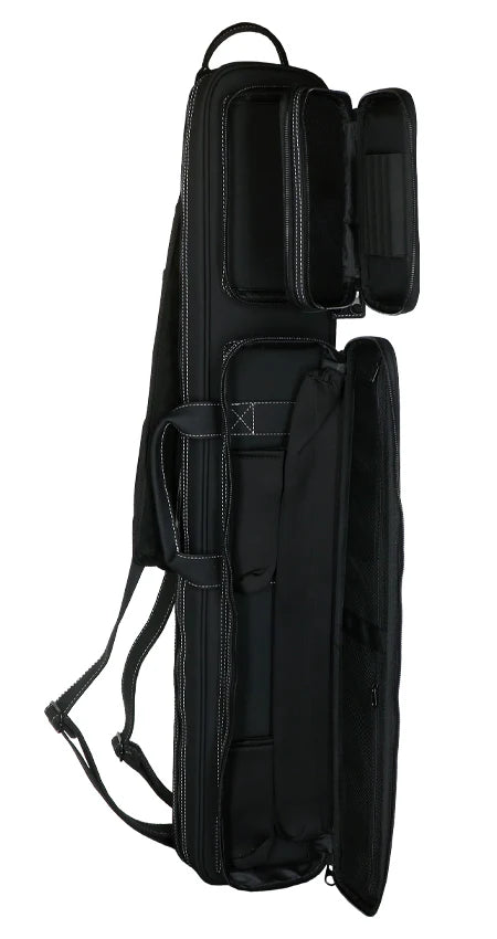 Jacoby Silver Fox Butterfly 2.0 Gray 4x8 Soft Pool Cue Case