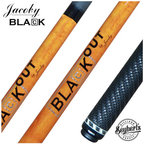 Jacoby BlaCkOut Orange with Sport Wrap Carbon Fiber Break/Jump Cue