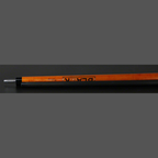 Jacoby BlaCkOut Orange with Sport Wrap Carbon Fiber Break/Jump Cue