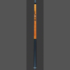 Jacoby BlaCkOut Orange with Sport Wrap Carbon Fiber Break/Jump Cue