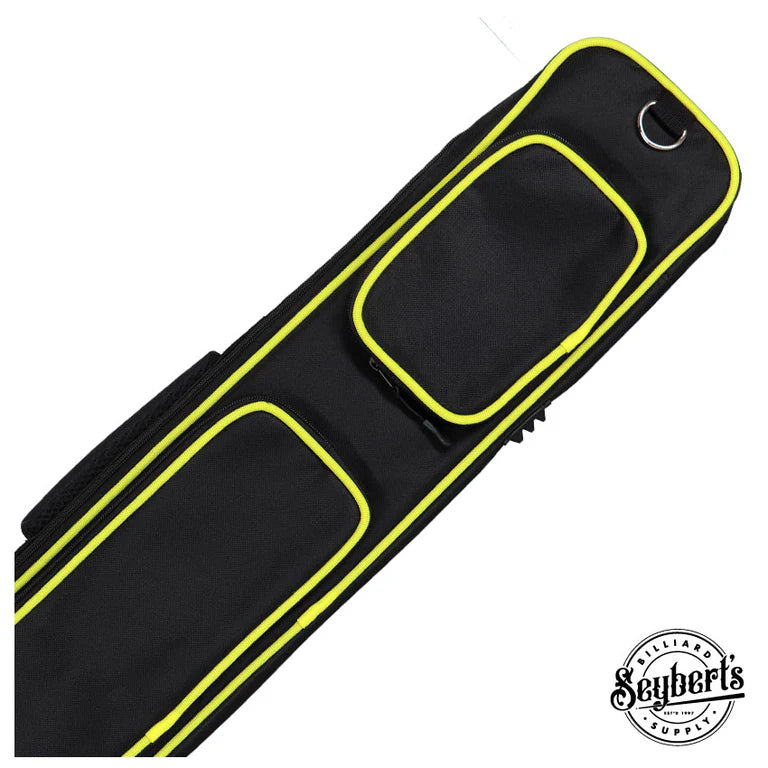 Xcel Butterfly Yellow 3x4 Soft Pool Cue Case