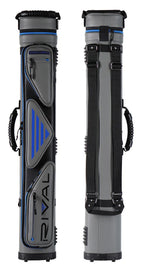 Lucasi Hybrid Rival Grey and Blue 3x4 Pool Cue Case