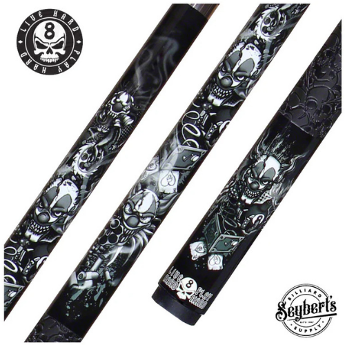 Players Demented Clowns Graphic Pool Cue