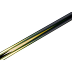 Predator Truesplice 16 Ebony Forearm with Green and Yellow Veneers Pool Cue with Lizard Wrap - Radial