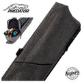 Predator Urbain Dark Grey Top Zipper 2x4 Hard Pool Cue Case