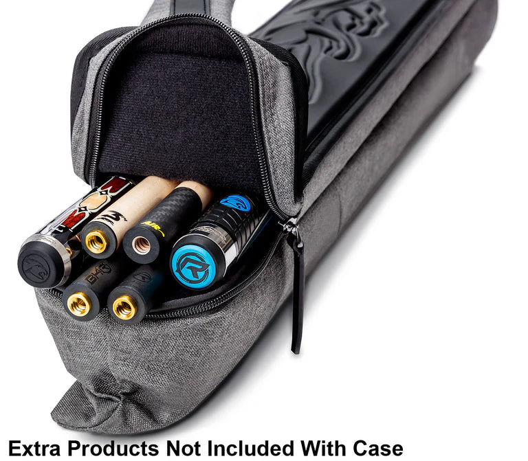 Predator Urbain Dark Grey Top Zipper 2x4 Hard Pool Cue Case