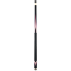 Predator Truesplice 16 Ebony Forearm with Green and Yellow Veneers Pool Cue with Lizard Wrap - Radial