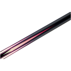 Predator Truesplice 16 Ebony Forearm with Green and Yellow Veneers Pool Cue with Lizard Wrap - Radial