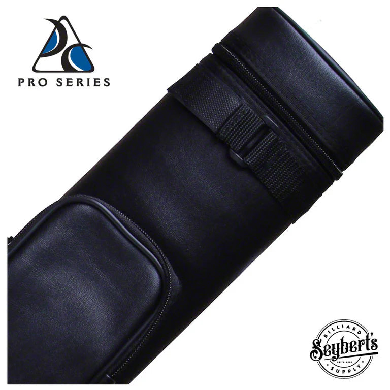 Pro Series Traditional Black 2x2 Hard Pool Cue Case
