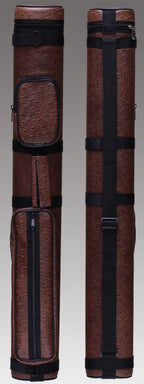 Pro Series Traditional Brown 2x2 Hard Pool Cue Case