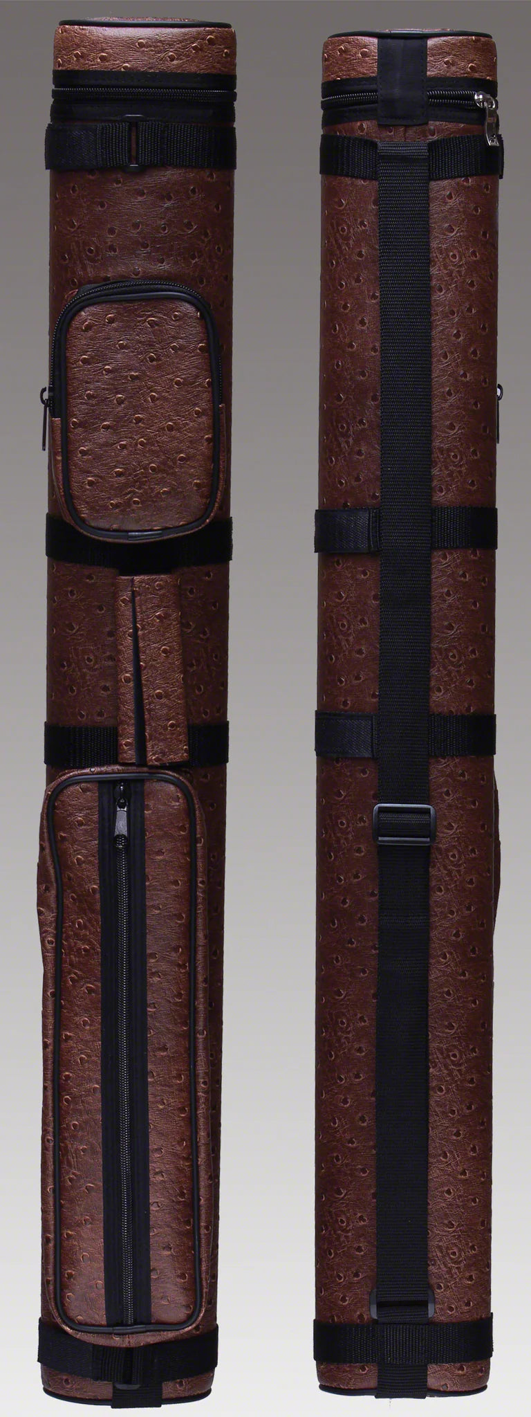 Pro Series Traditional Brown 2x2 Hard Pool Cue Case