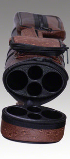 Pro Series Traditional Brown 2x2 Hard Pool Cue Case