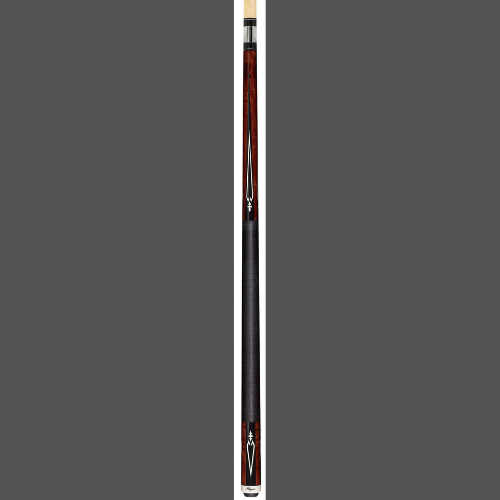 PureX Technology Pool Cue - Antique Stained Birdseye Maple with Black & White