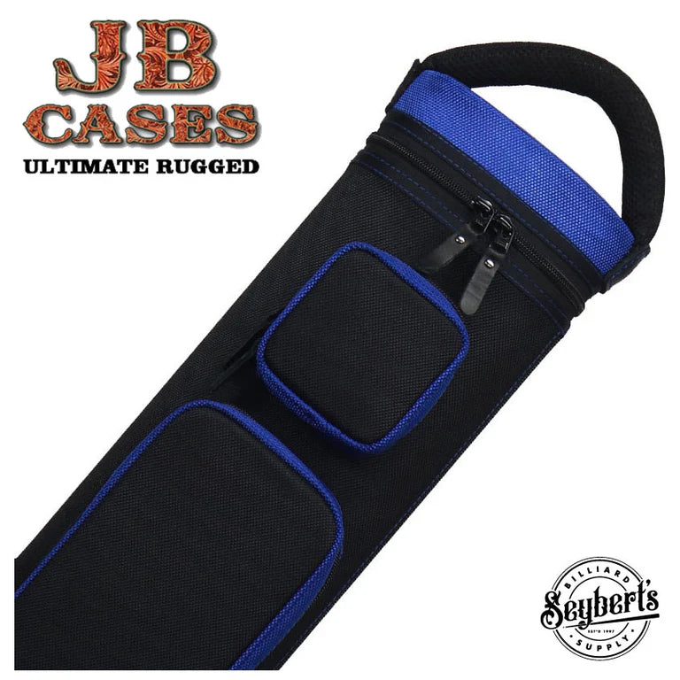 JB Ultimate Rugged Black/Blue Pool Cue Case