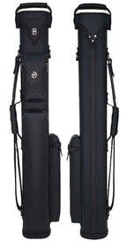 Holly Monochrome Stitched Black 2x4 Pool Cue Case