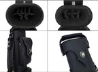 Holly Monochrome Stitched Black 2x4 Pool Cue Case