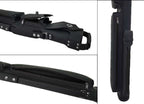Holly Monochrome Stitched Black 2x4 Pool Cue Case