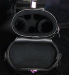 Instroke Geo Leather Black/Burgundy 2x3 Pool Cue Case
